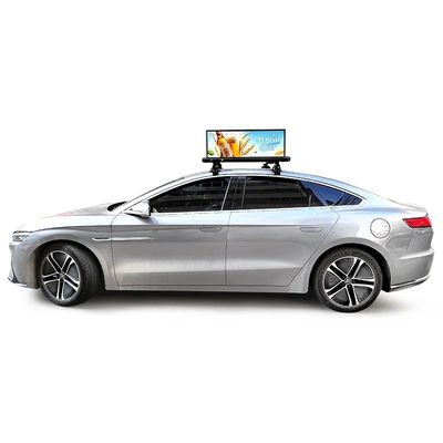 روشنایی صفحه تبلیغاتی LED بیرونی ۳ در ۱ پیکسل صفحه نمایش بالای ماشین