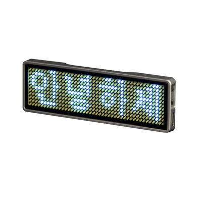 93*30*6mm صفحه نمایش LED خلاق نشان نام ، اسکرول بی سیم صفحه نام LED