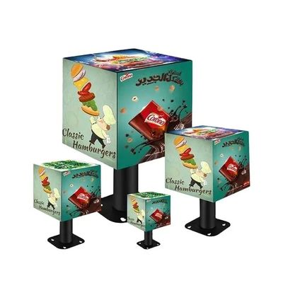 سایز قابل تنظیم P2.5 صفحه نمایش LED مکعب داخلی برای تبلیغات فروشگاه