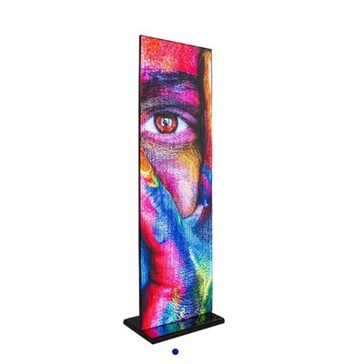 صفحه نمایش پوستر LED هوشمند طبقه داخلی IP31 درجه بندی نرخ تجدید بالا خدمات جلویی